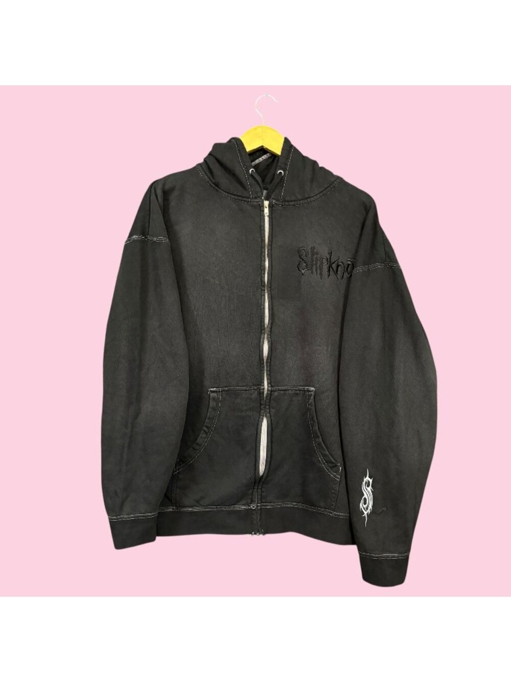 Slipknot All Hope Is Gone Heavy Metal Band Oversized Zip-Up Hoodie L